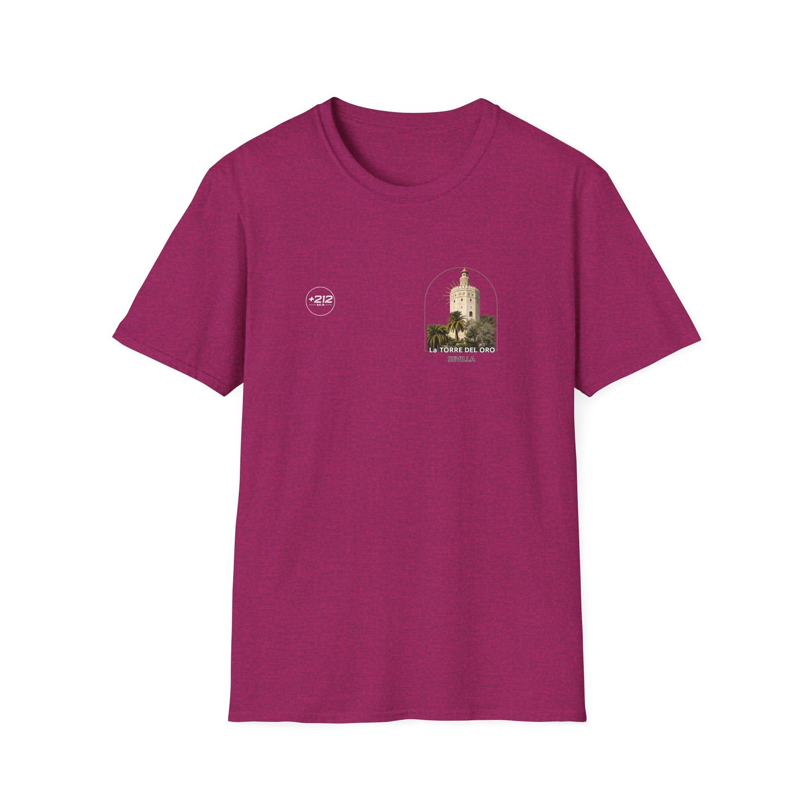 T-Shirt — La Torre del Oro Sevilla Vintage Travel Tee - Image 23