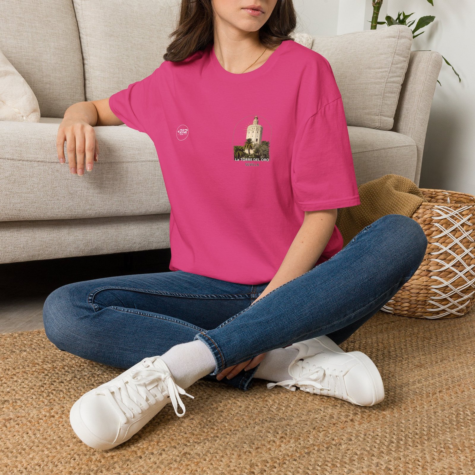 T-Shirt — La Torre del Oro Sevilla Vintage Travel Tee - Image 50