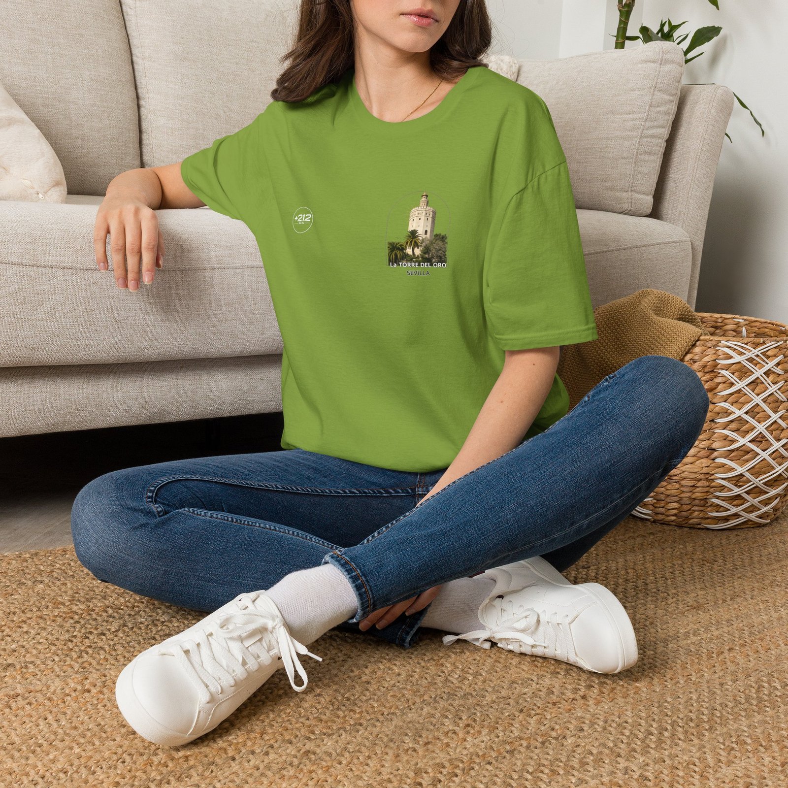 T-Shirt — La Torre del Oro Sevilla Vintage Travel Tee - Image 18