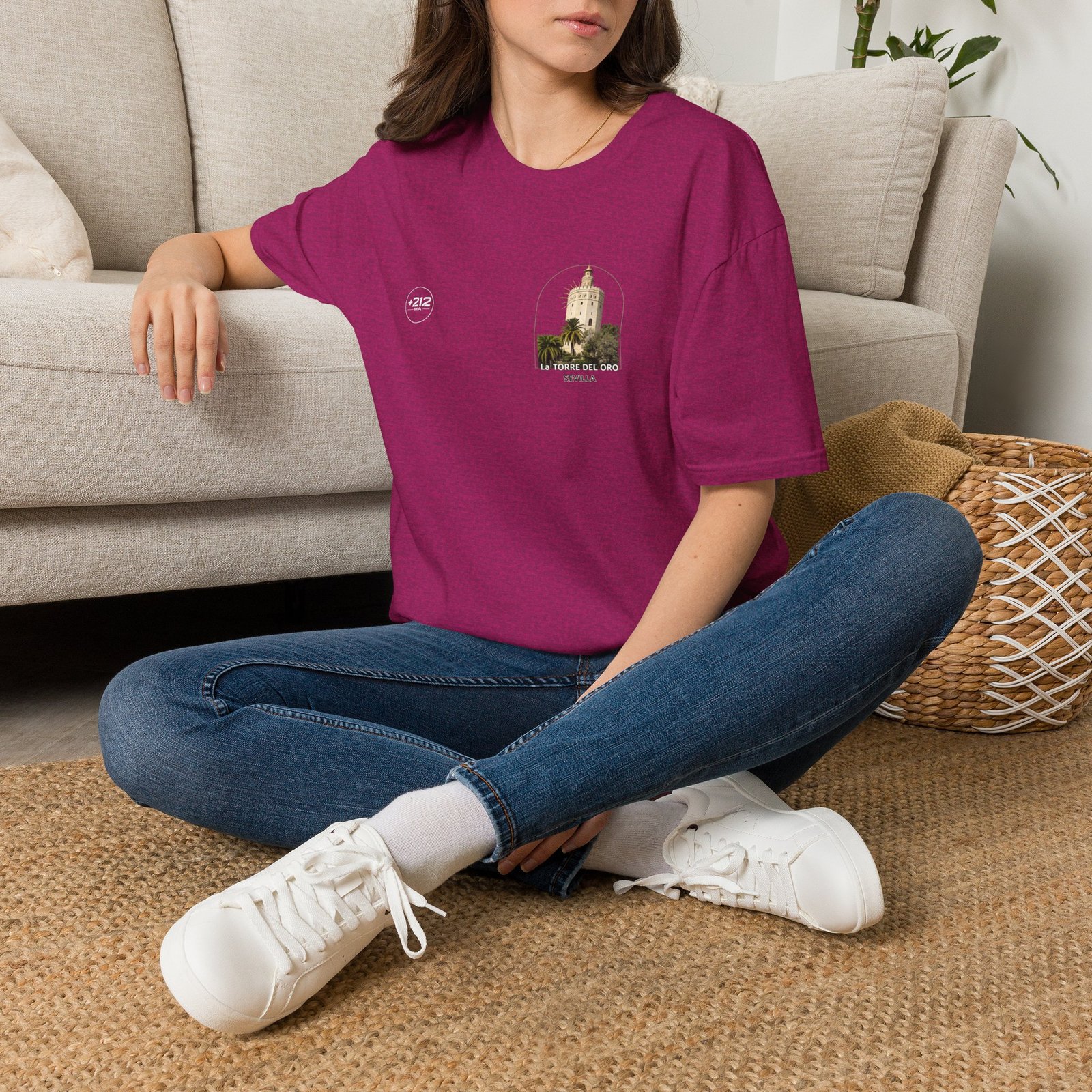 T-Shirt — La Torre del Oro Sevilla Vintage Travel Tee - Image 22