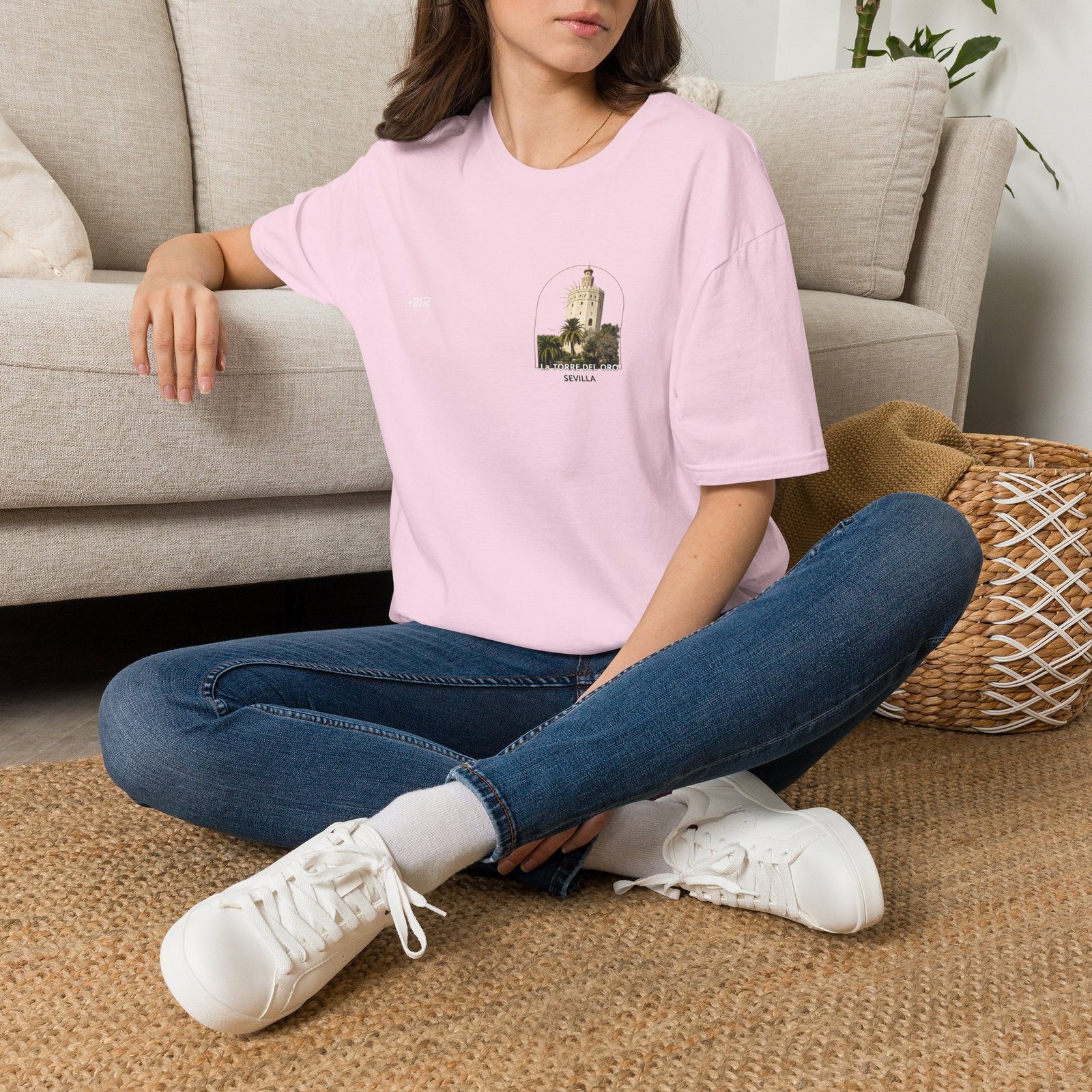T-Shirt — La Torre del Oro Sevilla Vintage Travel Tee - Image 46