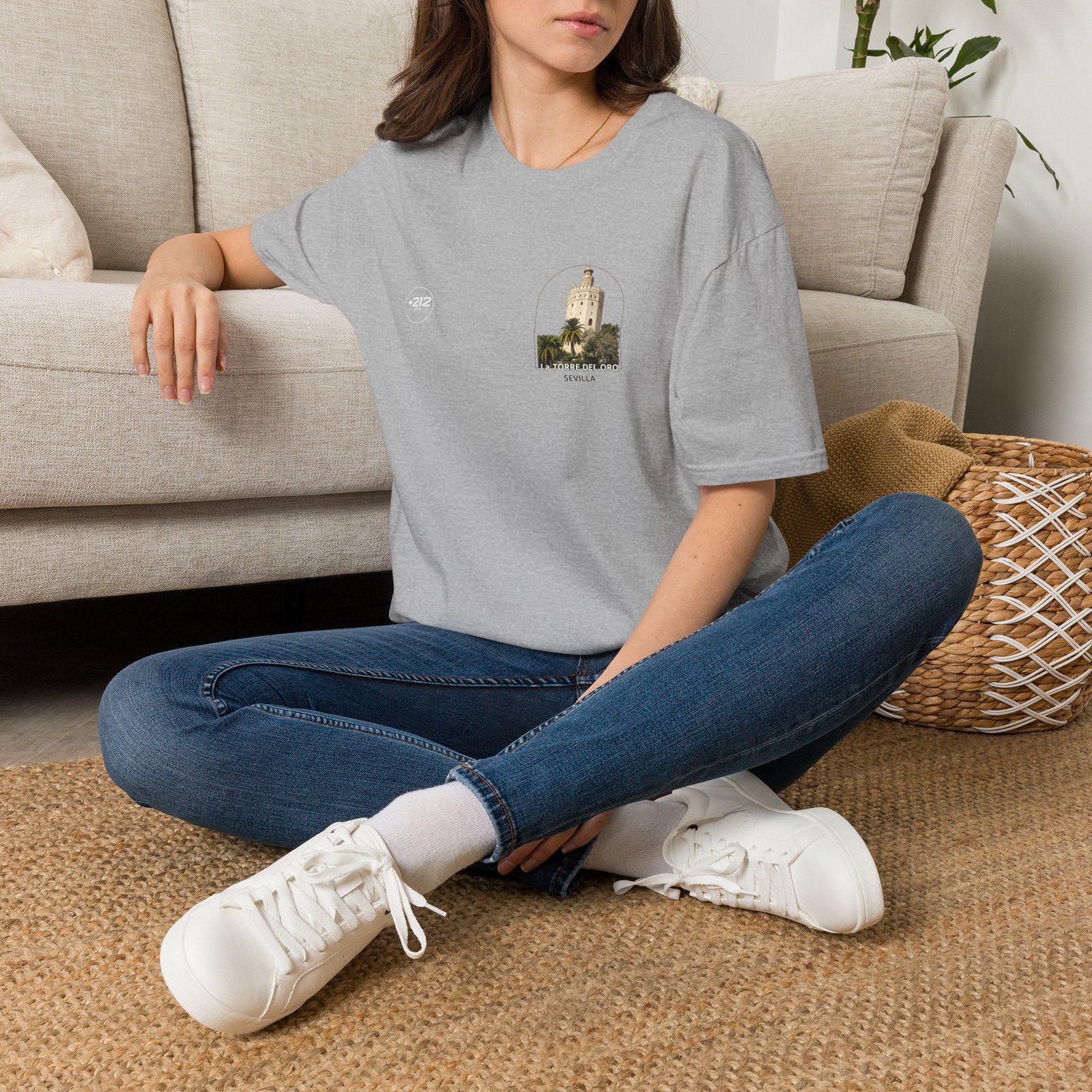 T-Shirt — La Torre del Oro Sevilla Vintage Travel Tee - Image 6