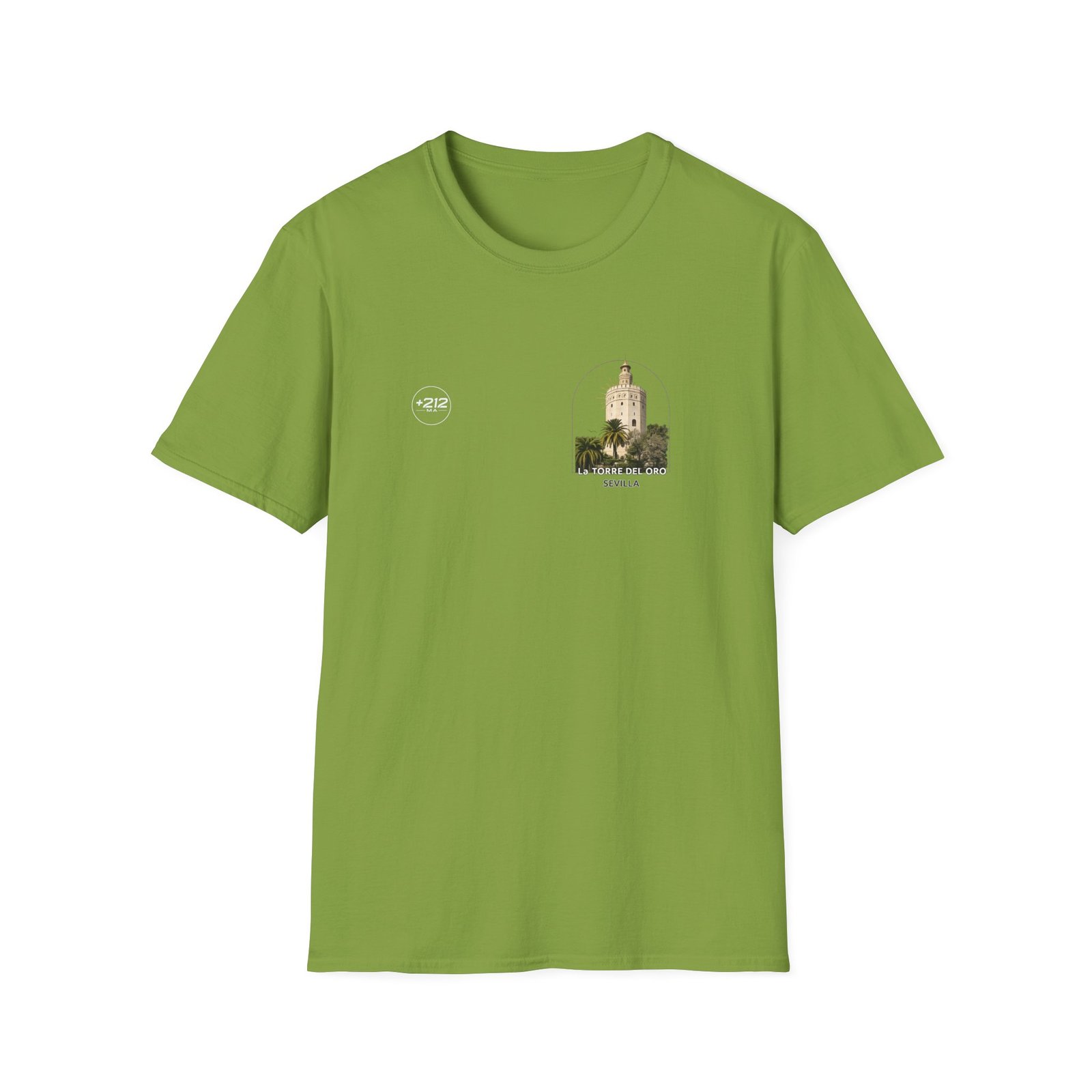 T-Shirt — La Torre del Oro Sevilla Vintage Travel Tee - Image 19